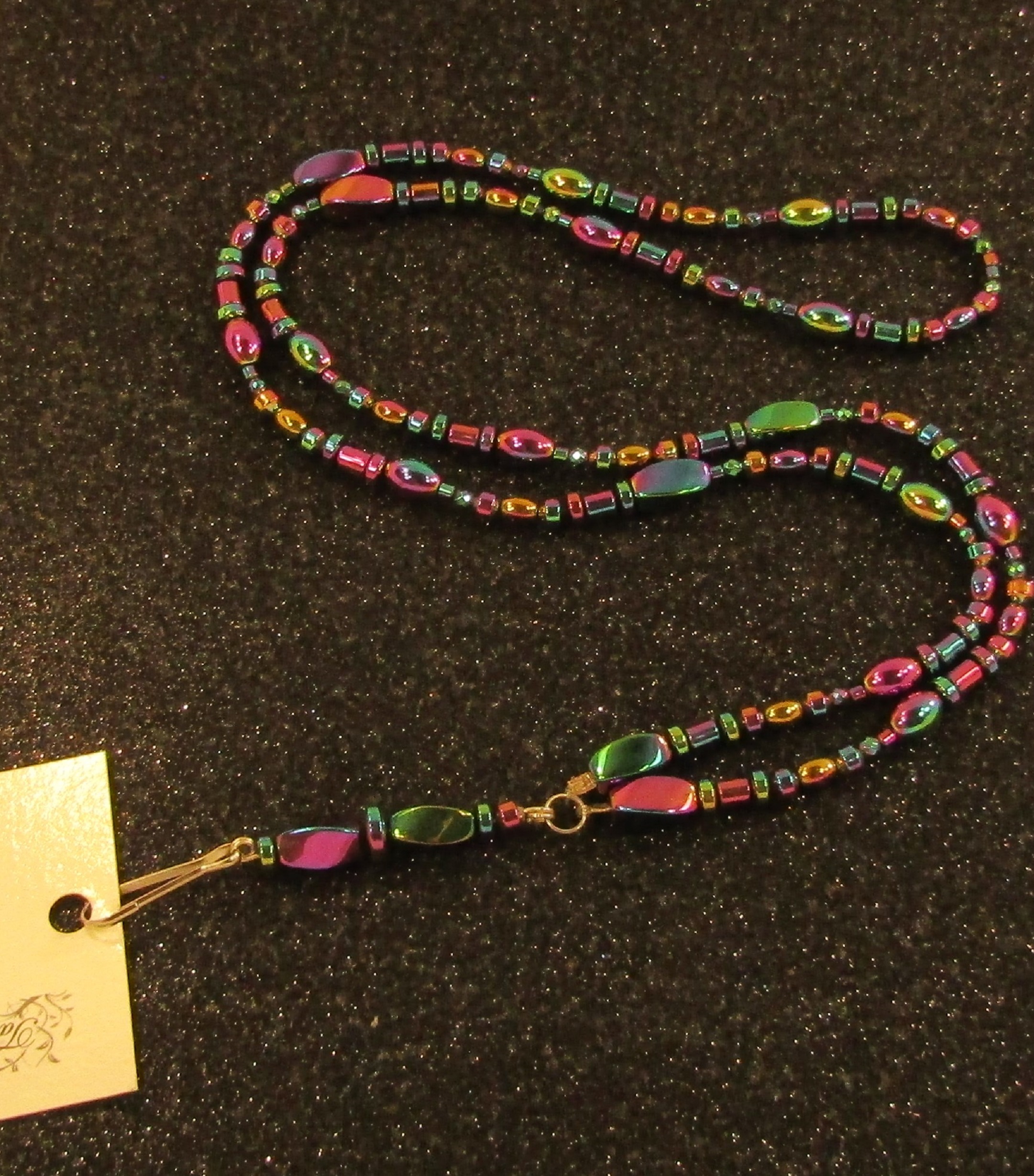 Rainbow Hemalyke Badge Holder Necklace Lanyard