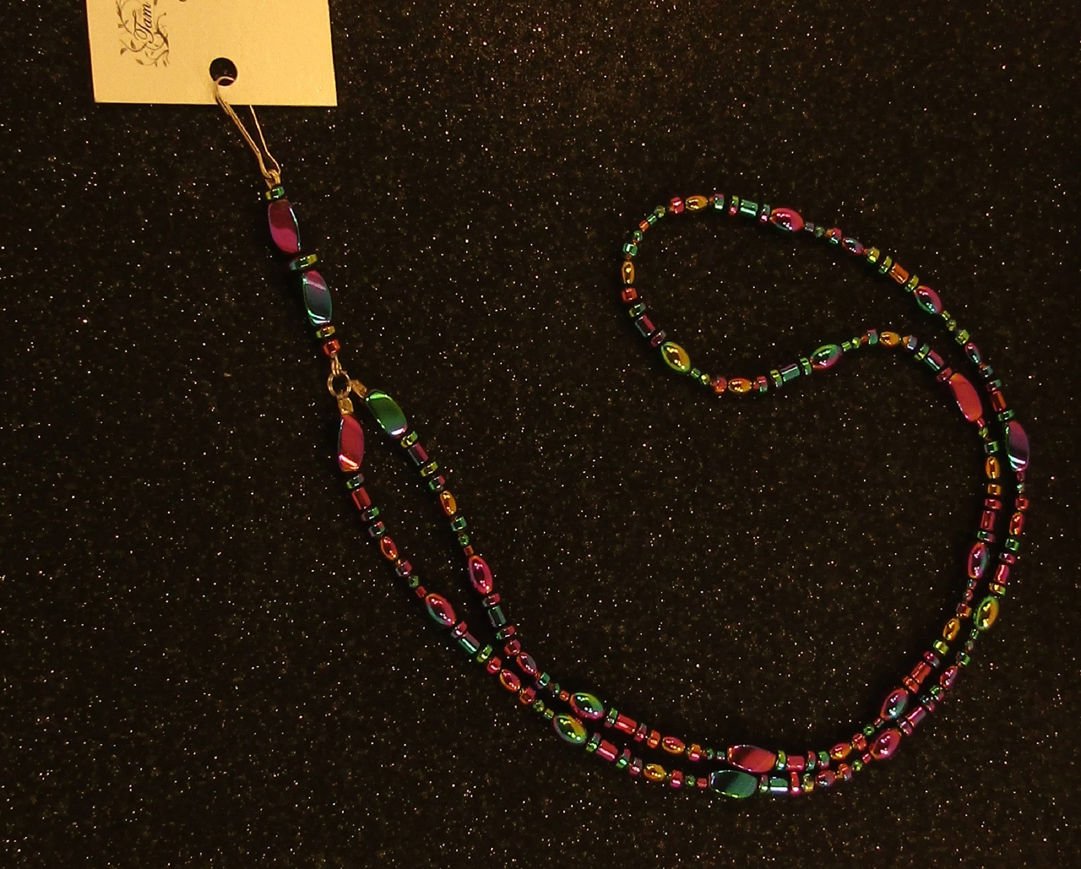 Rainbow Hemalyke Badge Holder Necklace Lanyard