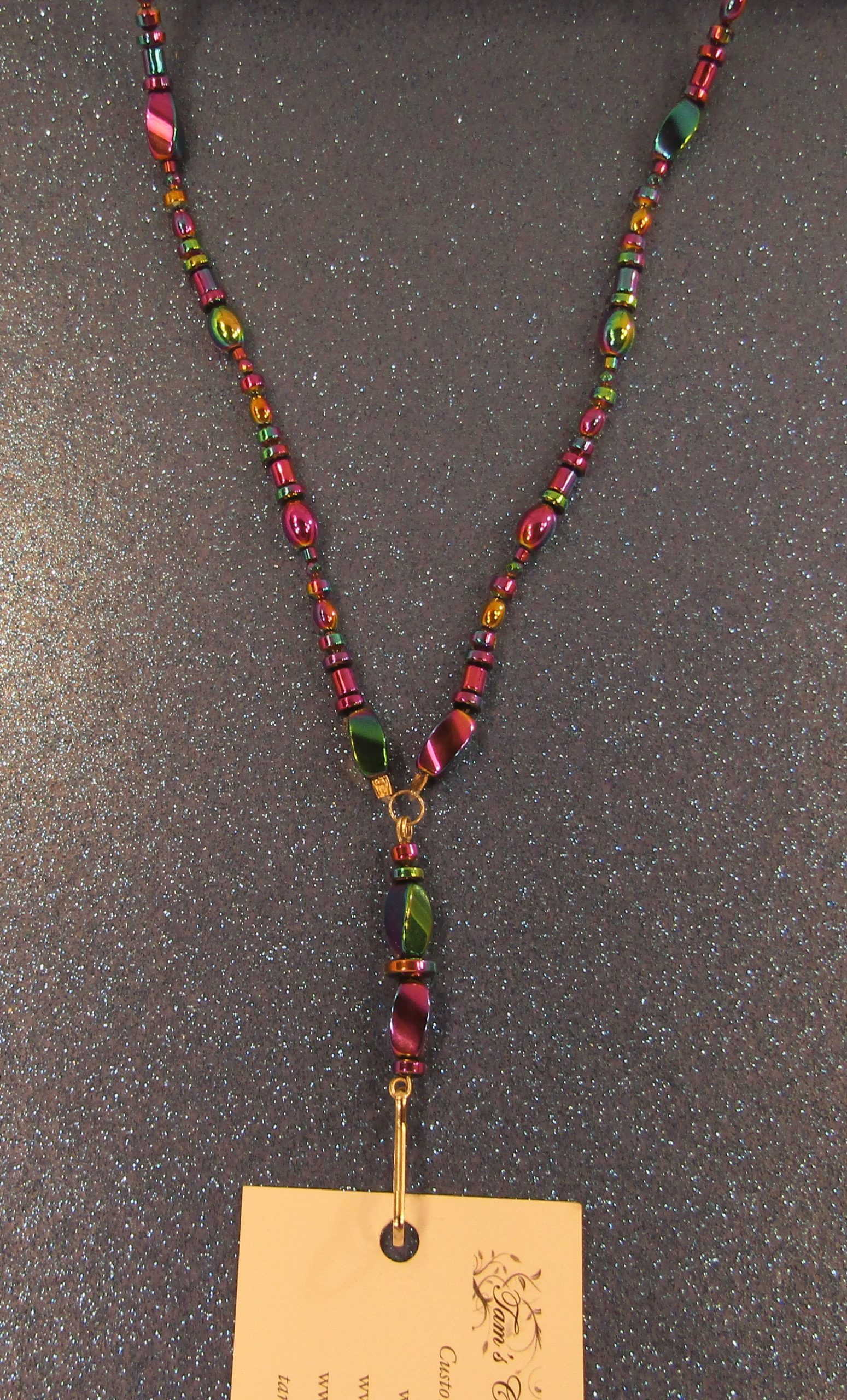 Rainbow Hemalyke Badge Holder Necklace Lanyard