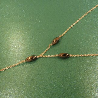 Large Black Twisted Hemalyke Beads and silver chain badge holder